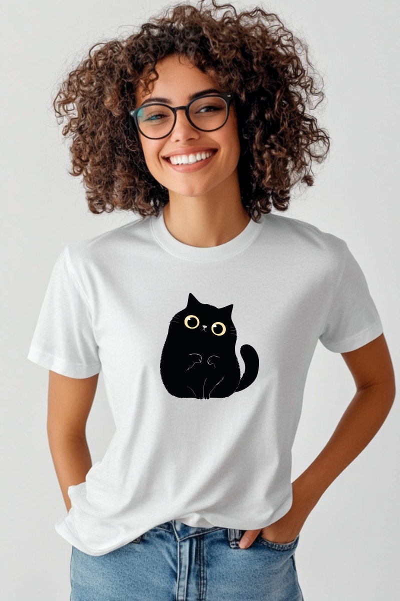 T-Shirt 100% Algodão | Cat