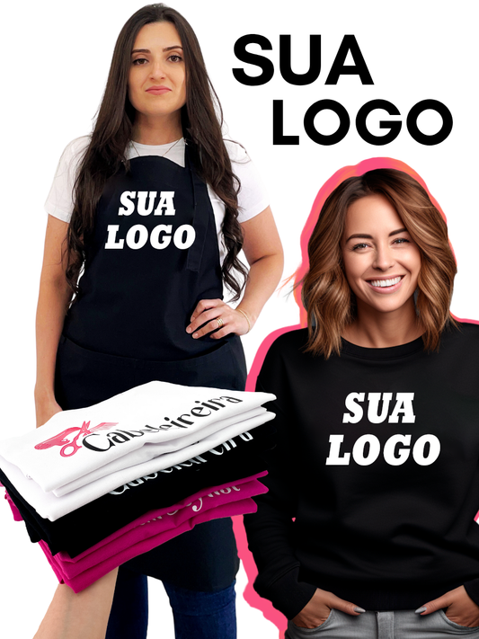 Kit Fardas 2 T-Shirts 1 Avental 1 Camisola com LOGOTIPO