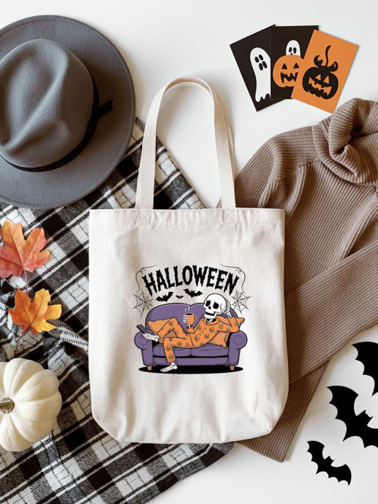 Ecobag | Tote Bag | Saco 100% Algodão Ecológico | Halloween