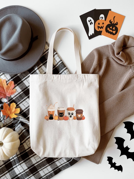 Ecobag | Tote Bag | Saco 100% Algodão Ecológico | Halloween