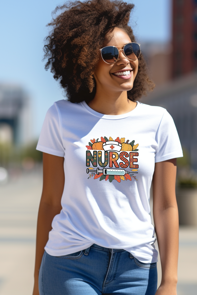 T-Shirt 100% Algodão | Outono | Nurse