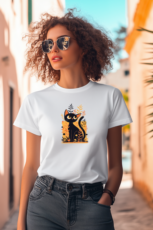 T-Shirt 100% Algodão | Gato