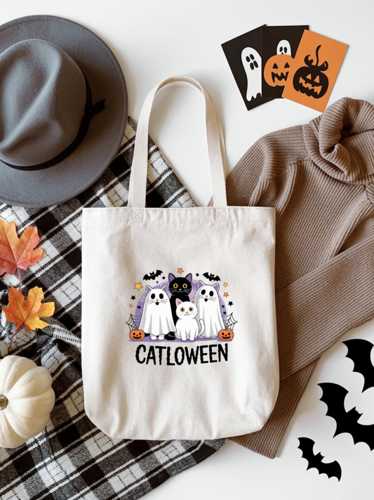 Ecobag | Tote Bag | Saco 100% Algodão Ecológico | Halloween