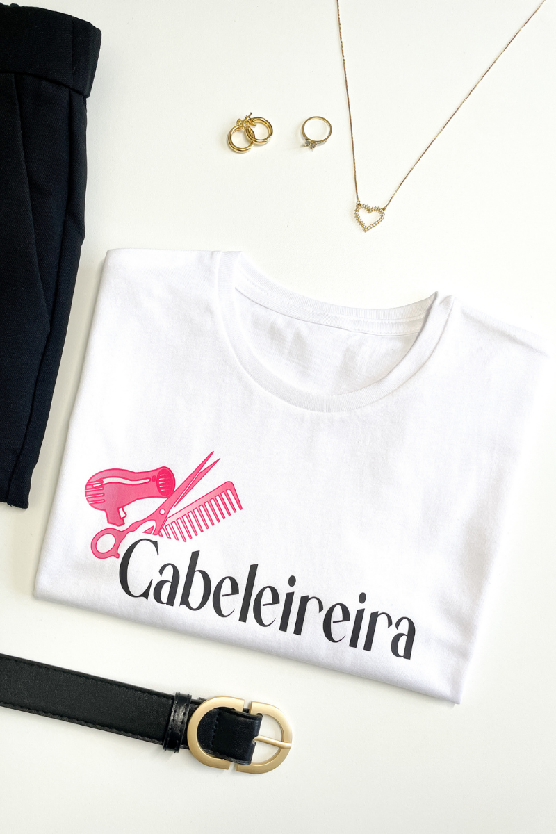 T-Shirt Cabeleireira 100% Algodão