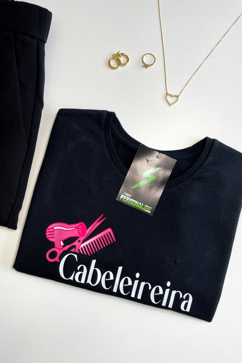 T-Shirt Cabeleireira 100% Algodão