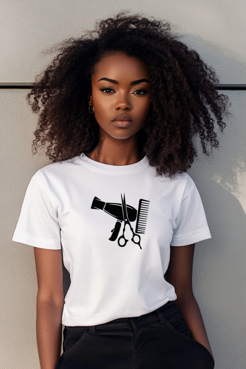 T-Shirt Cabeleireira Secador 100% Algodão
