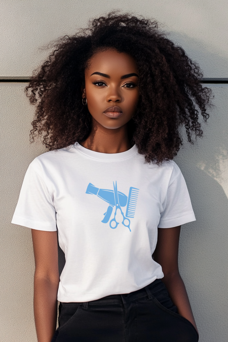 T-Shirt Cabeleireira Secador 100% Algodão