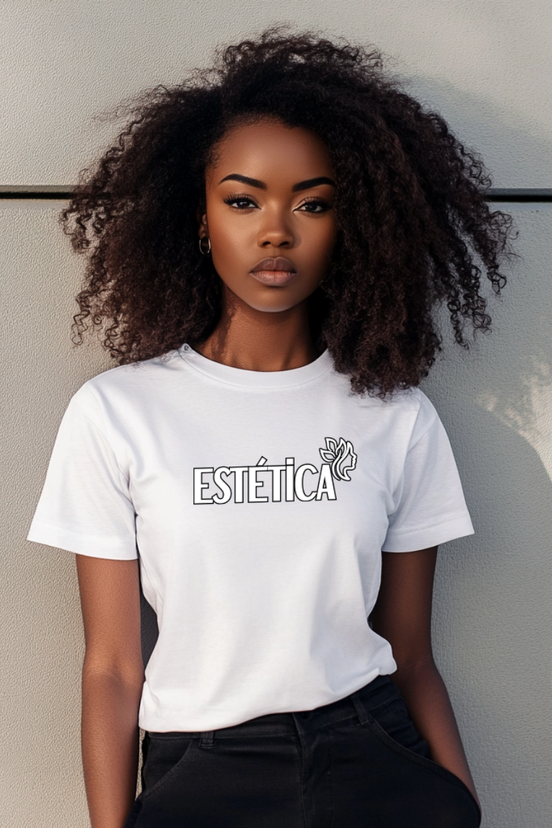 T-Shirt Estética 100% Algodão