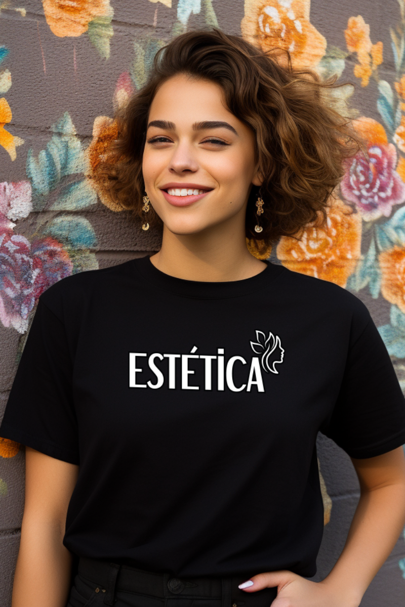 T-Shirt Estética 100% Algodão