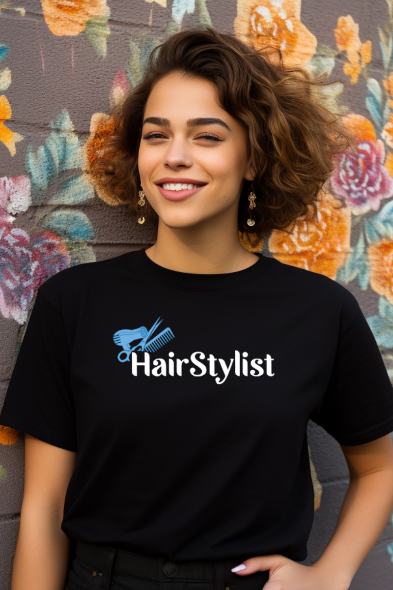 T-Shirt Hairstylist 100% Algodão