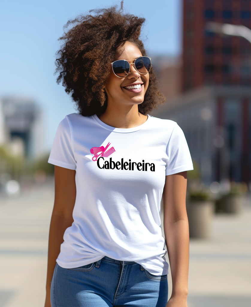 T-Shirt Cabeleireiro 100% Algodão