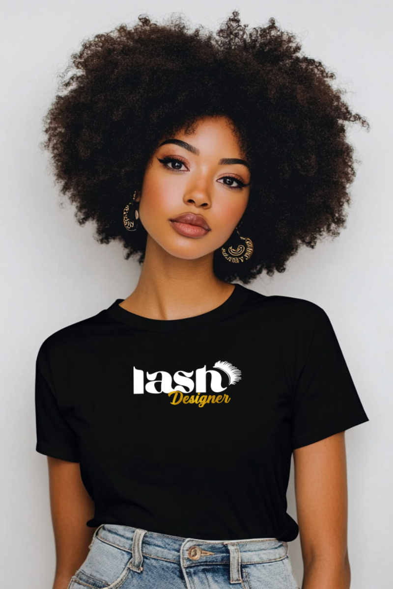 T-Shirt Lash Designer 100% Algodão