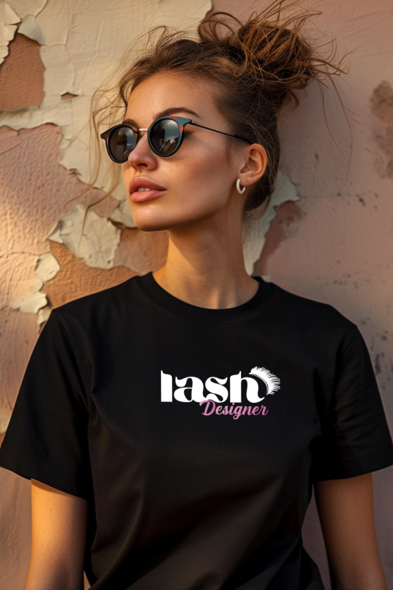 T-Shirt Lash Designer 100% Algodão