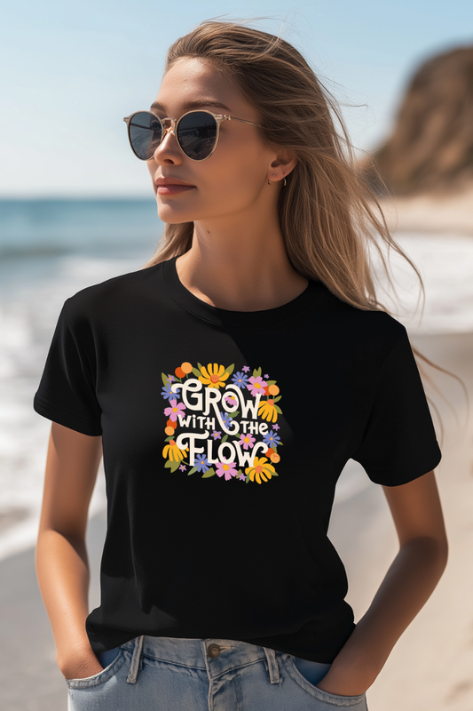 T-Shirt 100% Algodão | Flores