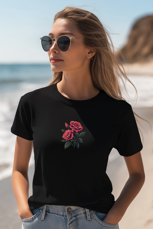 T-Shirt 100% Algodão | Flores