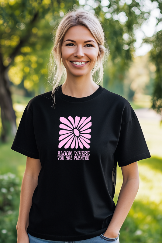 T-Shirt 100% Algodão | Flores