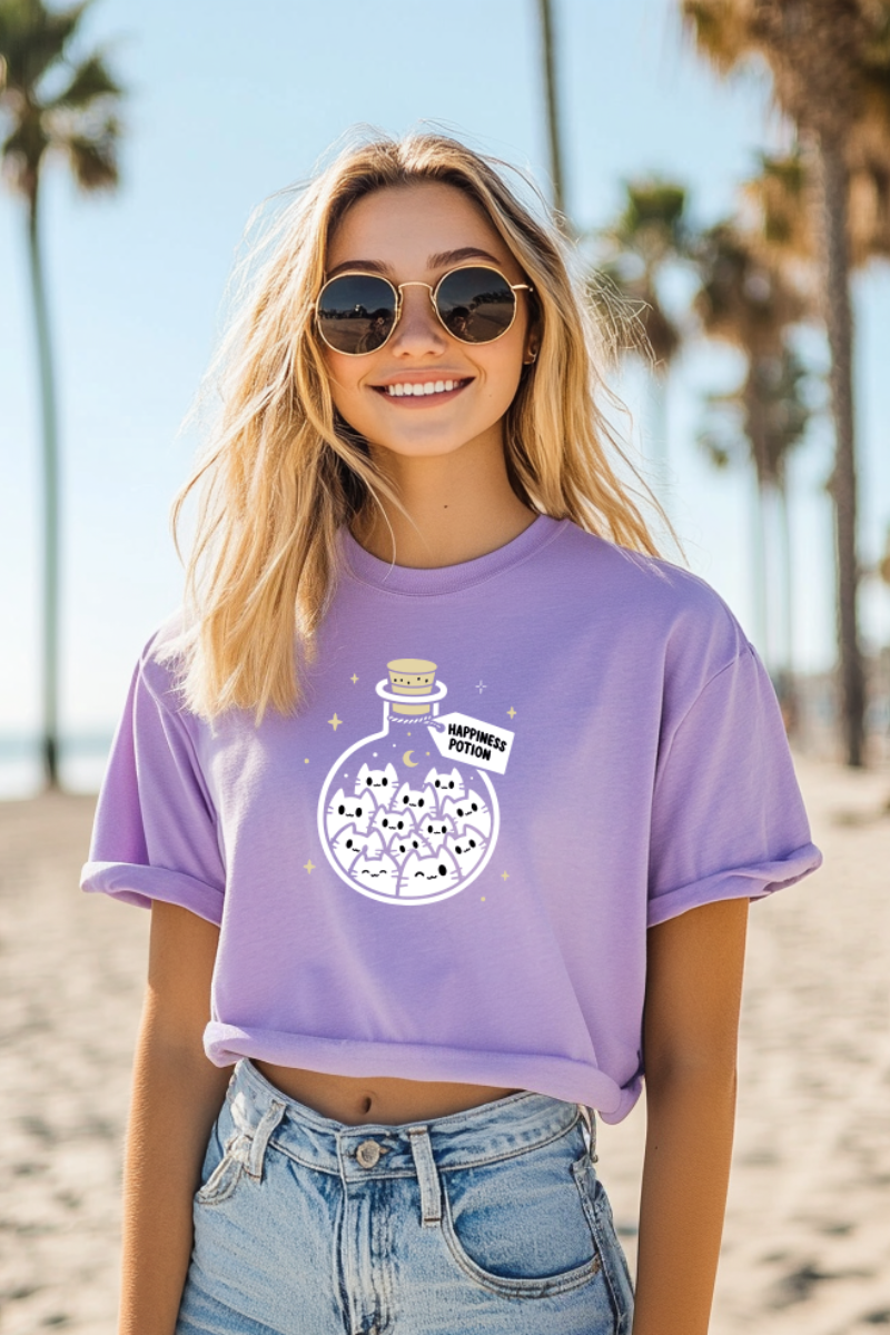 T-Shirt 100% Algodão | Gato