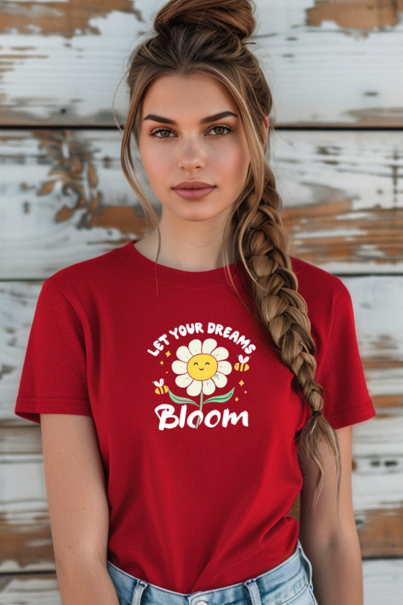 T-Shirt 100% Algodão | Flores