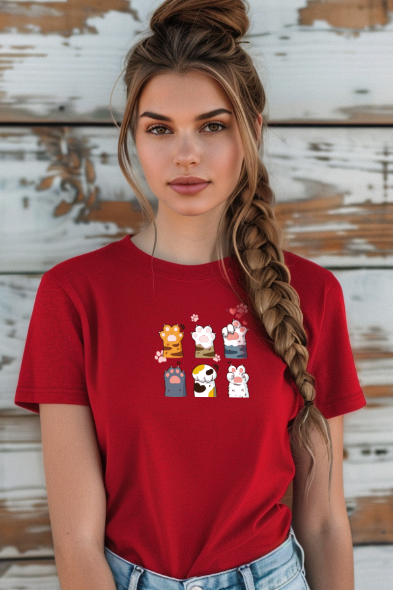 T-Shirt 100% Algodão | Gato