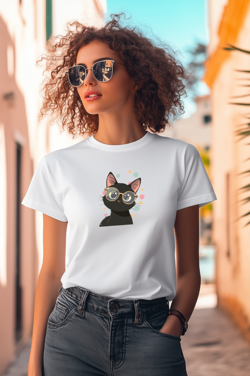 T-Shirt 100% Algodão | Gato