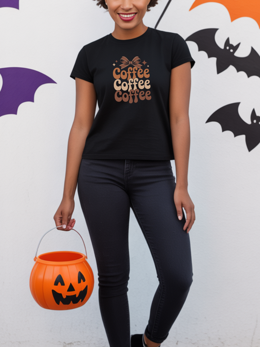 T-Shirt 100% Algodão | Outono | Coffee