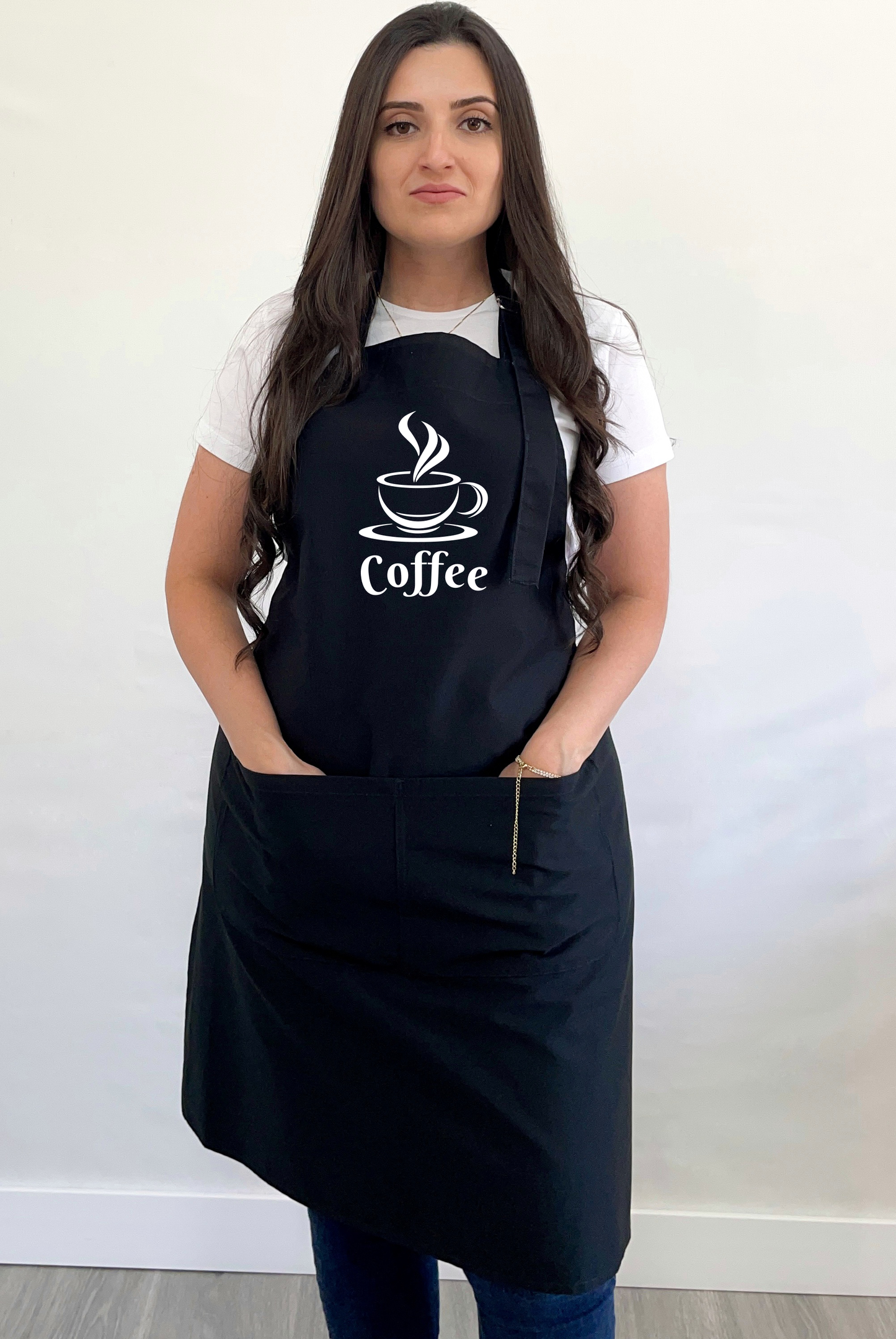 Avental Bata Profissional Preto Coffee