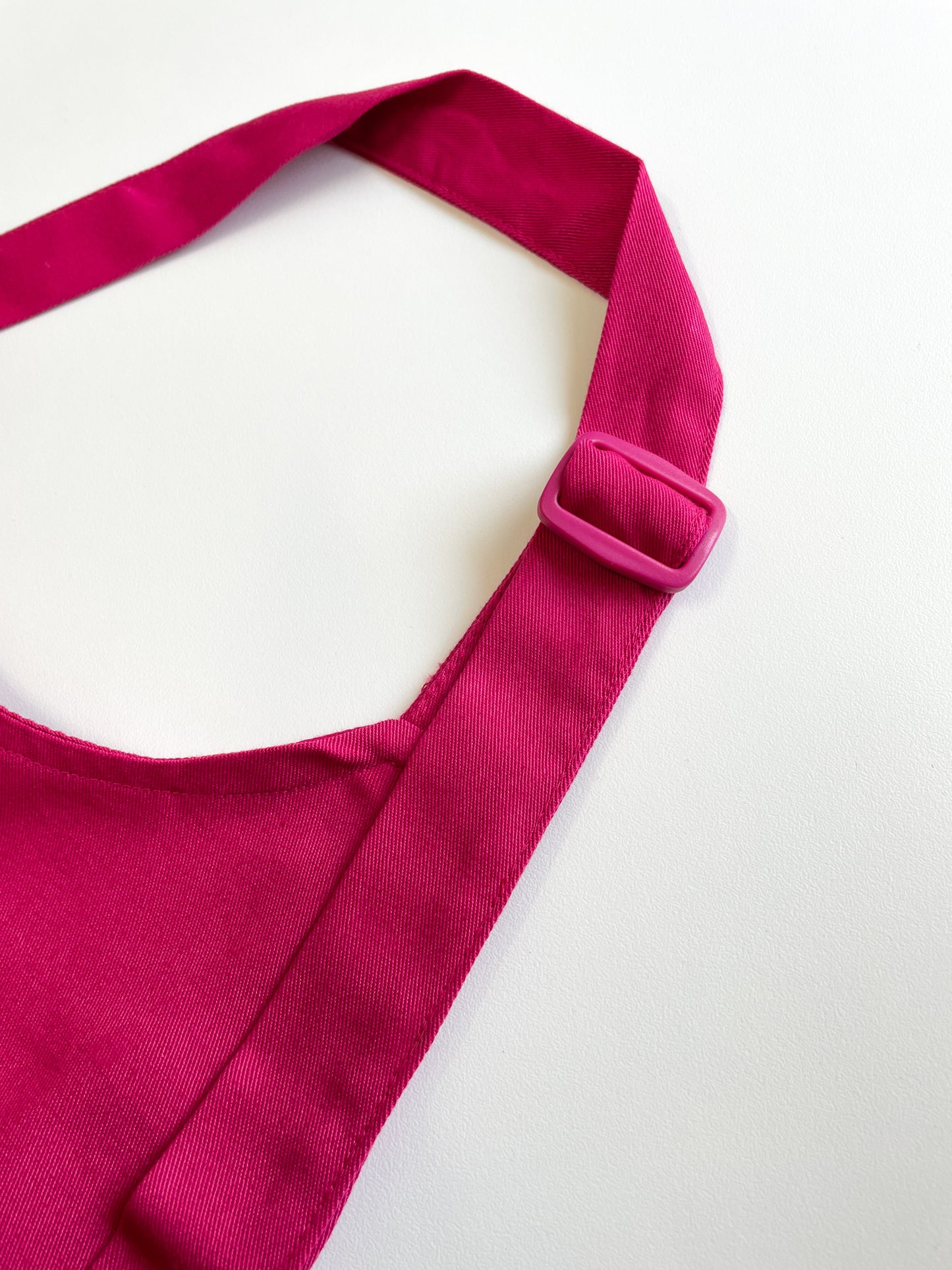 Avental Bata Profissional Cabeleireira com Bolso Duplo Rosa