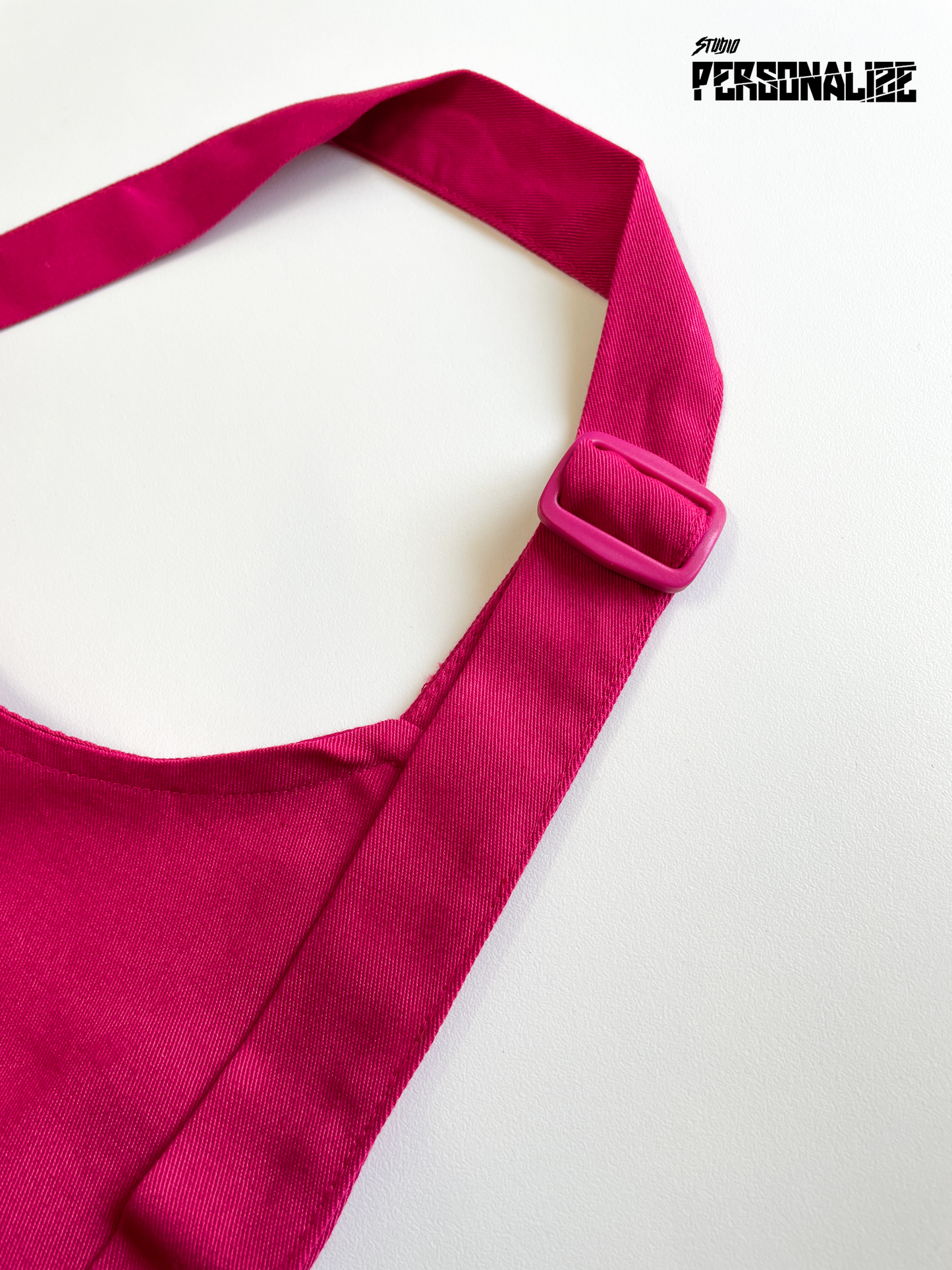 Avental Bata Profissional Lash Designer com Bolso Duplo Rosa