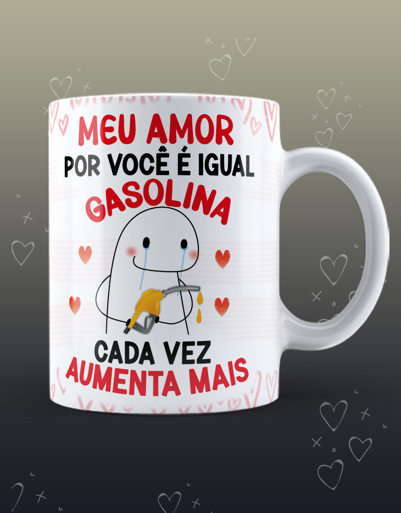 Caneca "Meu amor aumenta mais"