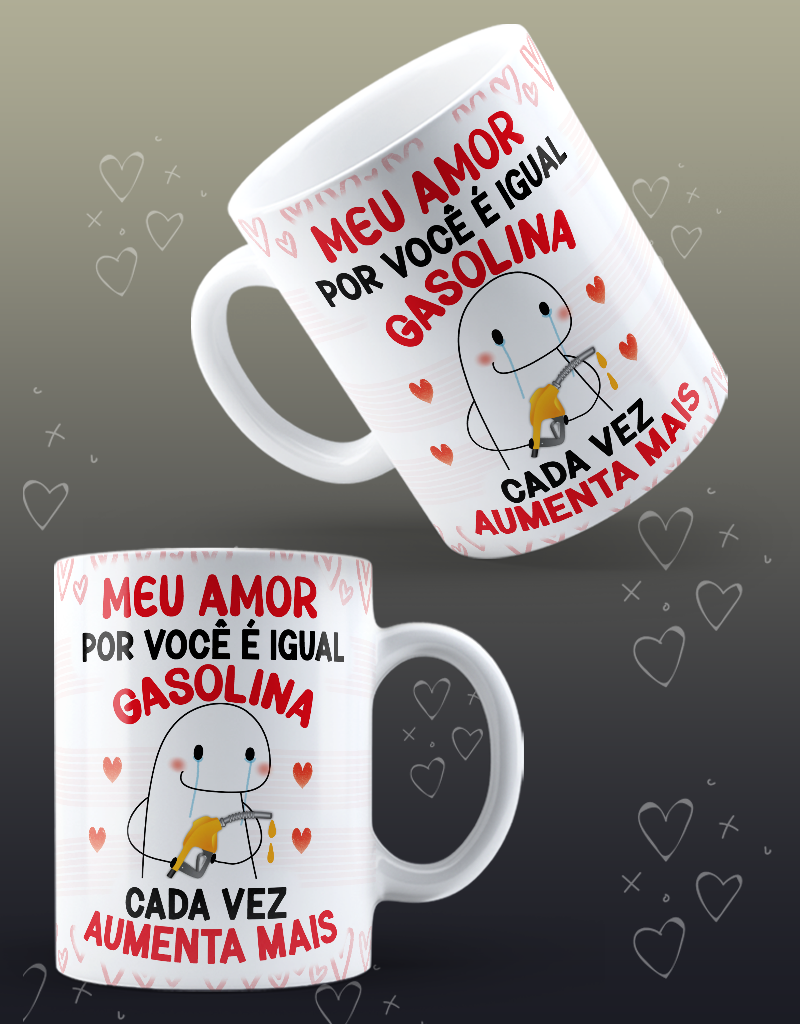 Caneca "Meu amor aumenta mais"