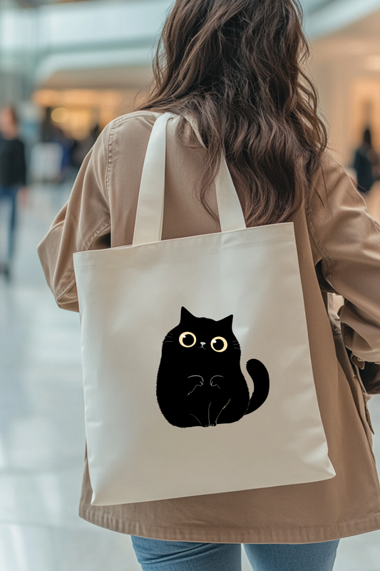 Ecobag | Tote Bag | Saco 100% Algodão Ecológico | Cat