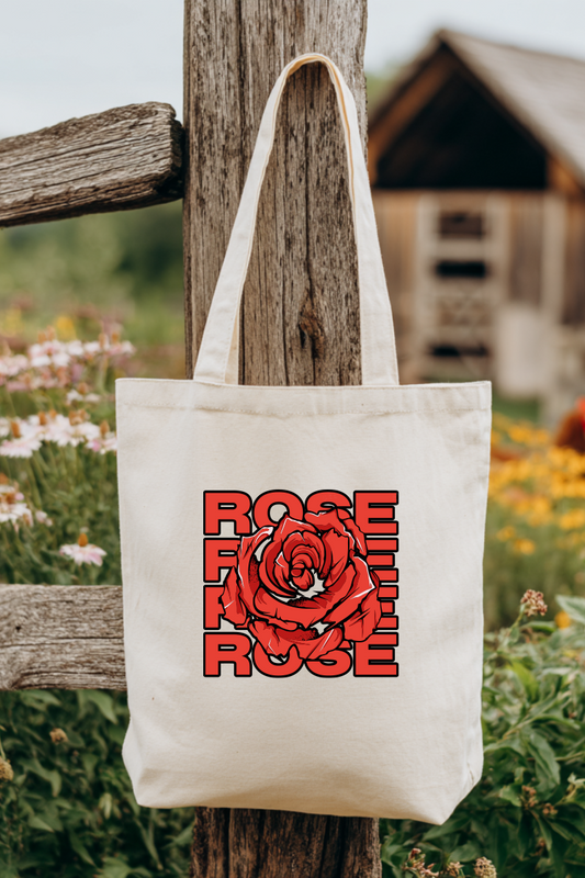 Ecobag | Tote Bag | Saco 100% Algodão Ecológico | Rose