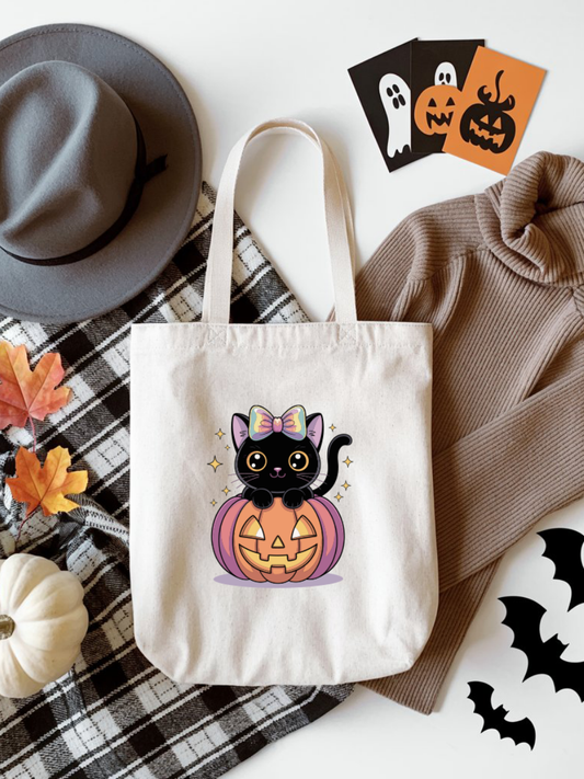 Ecobag | Tote Bag | Saco 100% Algodão Ecológico | Halloween