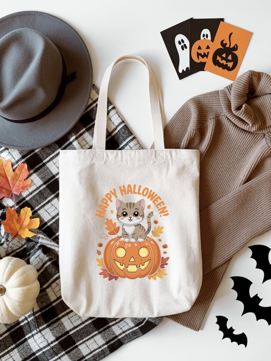 Ecobag | Tote Bag | Saco 100% Algodão Ecológico | Halloween
