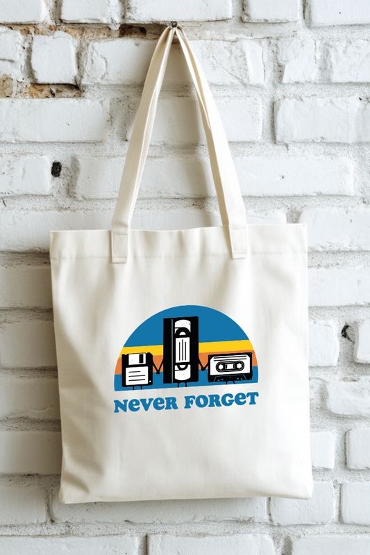 Ecobag | Tote Bag | Saco 100% Algodão Ecológico | Never forget