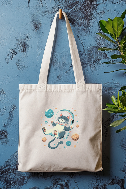 Ecobag | Tote Bag | Saco 100% Algodão Ecológico | Gato