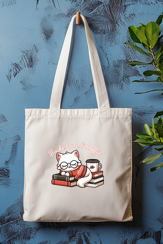 Ecobag | Tote Bag | Saco 100% Algodão Ecológico | Gato