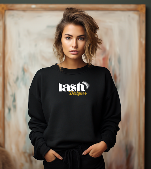 Sweatshirt estampa Lash Designer