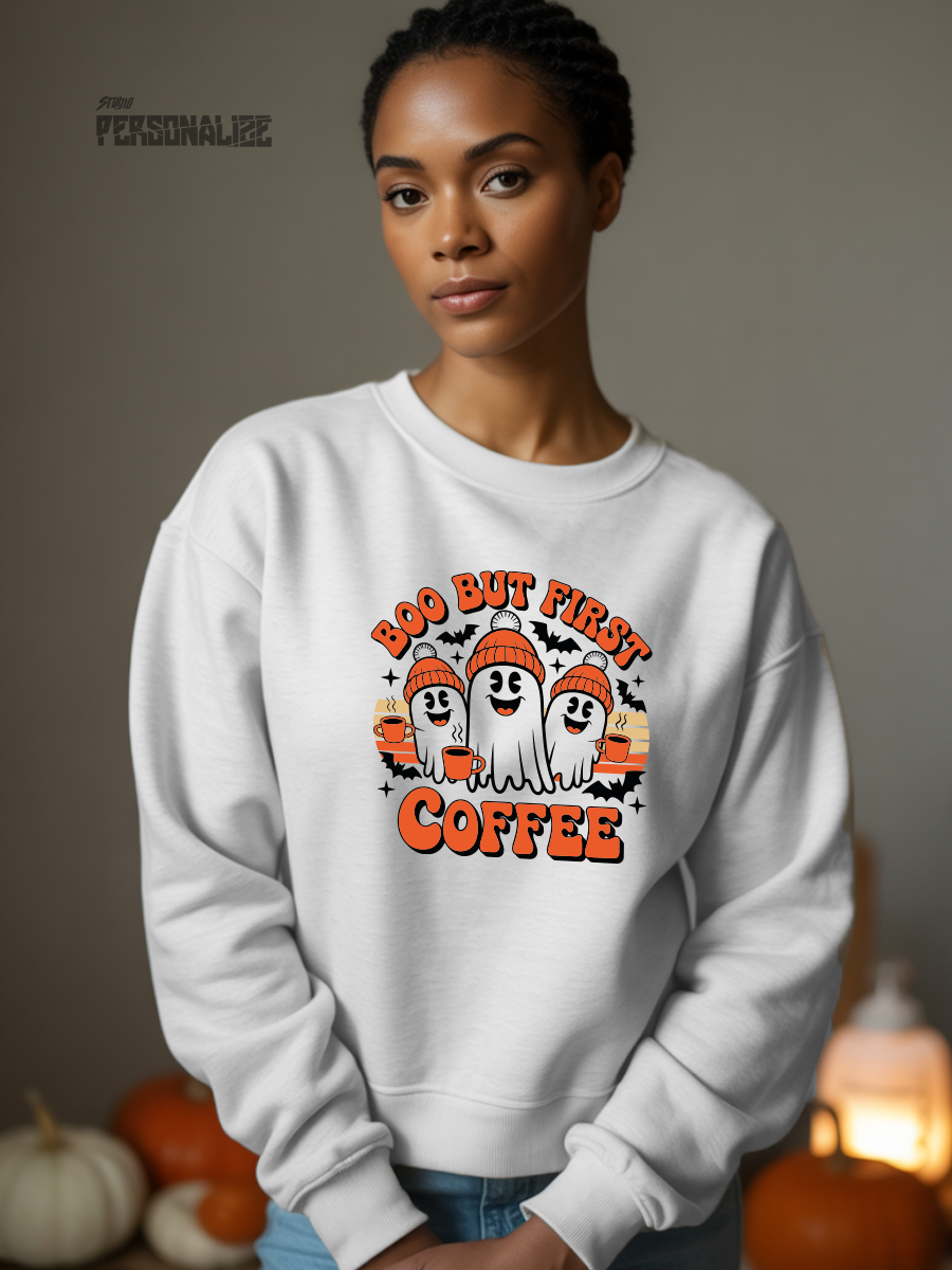 Sweatshirt Halloween Coffee