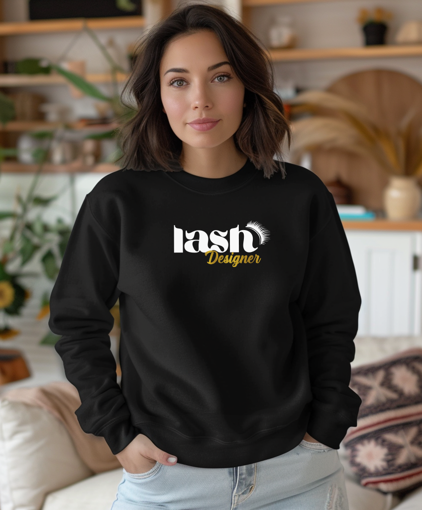 Sweatshirt estampa Lash Designer