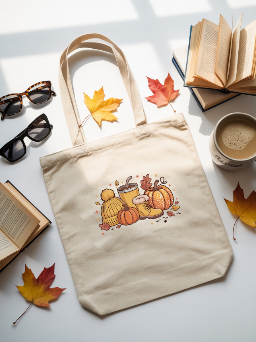 Ecobag | Tote Bag | Saco 100% Algodão Ecológico | Outono