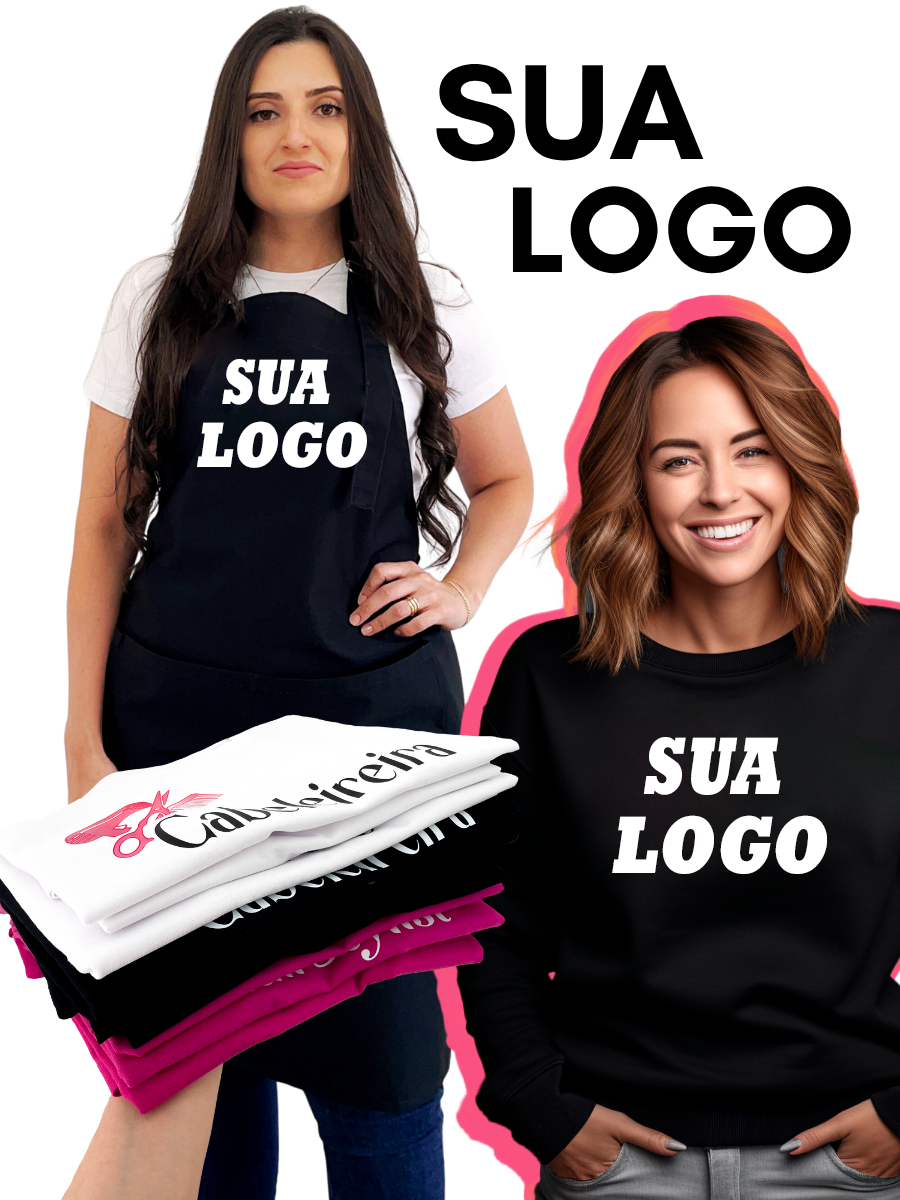 Kit Fardas 2 T-Shirts 1 Avental 1 Camisola com LOGOTIPO
