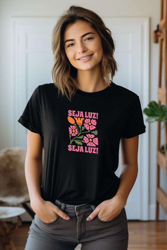 T-Shirt 100% Algodão | Seja Luz