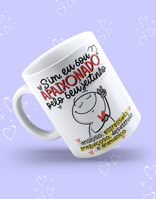 Caneca Dia dos Namorados "Apaixonado pelo seu jeitinho"