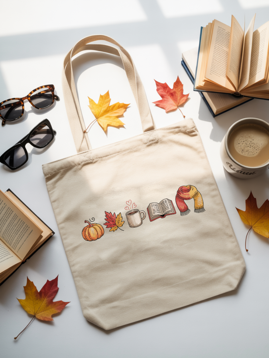 Ecobag | Tote Bag | Saco 100% Algodão Ecológico | Outono