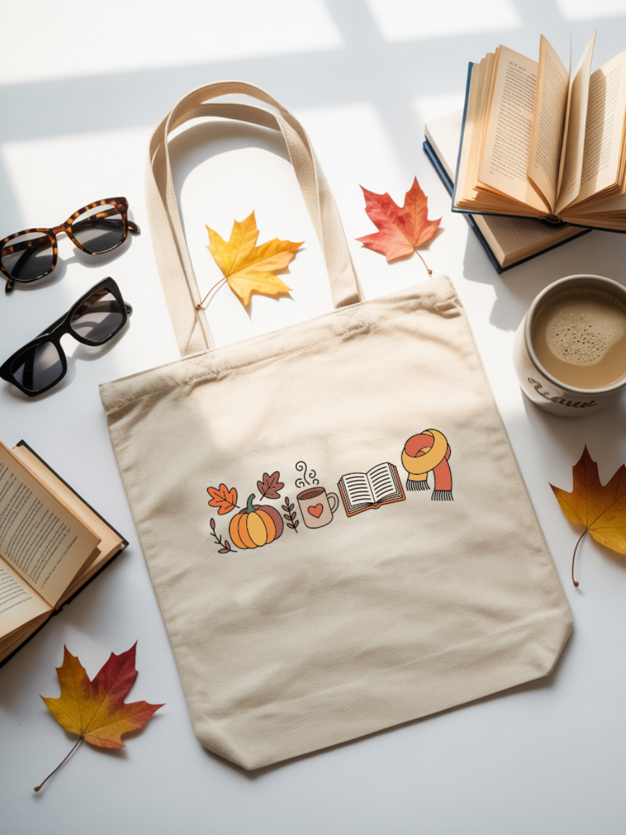 Ecobag | Tote Bag | Saco 100% Algodão Ecológico | Outono