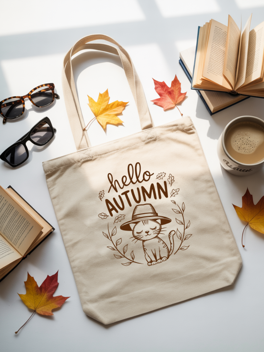 Ecobag | Tote Bag | Saco 100% Algodão Ecológico | Hello Autumn