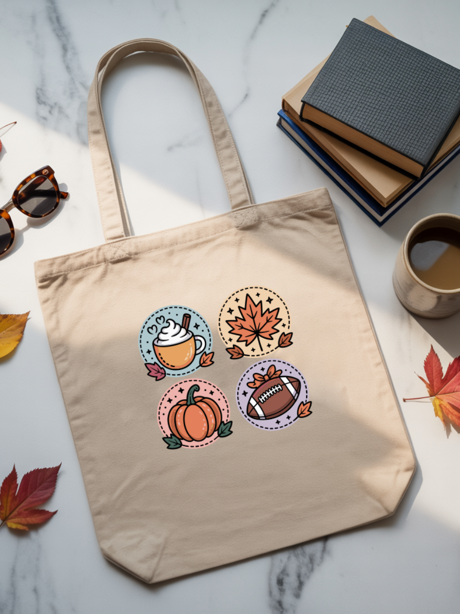Ecobag | Tote Bag | Saco 100% Algodão Ecológico | Outono
