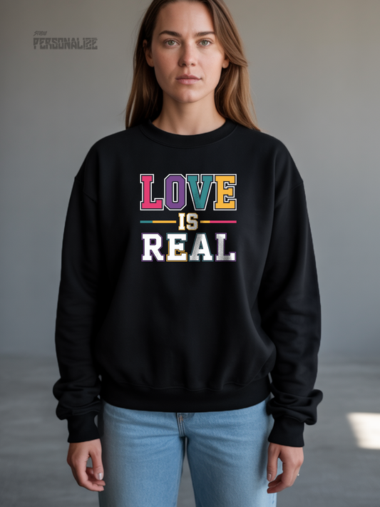 Camisola Sweatshirt Feminina Love Conforto e Durabilidade