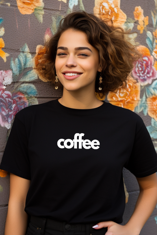 T-Shirt Coffee 100% Algodão